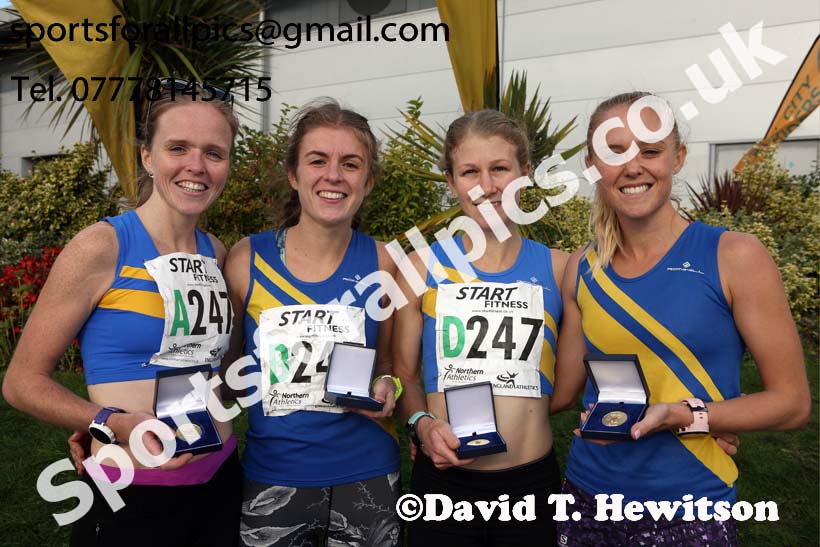 Senior womens Northern 4 Stage Road Relay, SportsCity, Manchester. Photo: David T. Hewitson/Sports for All Pics
